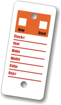 key tags, dealership key chains