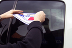 apply vinyl lettering